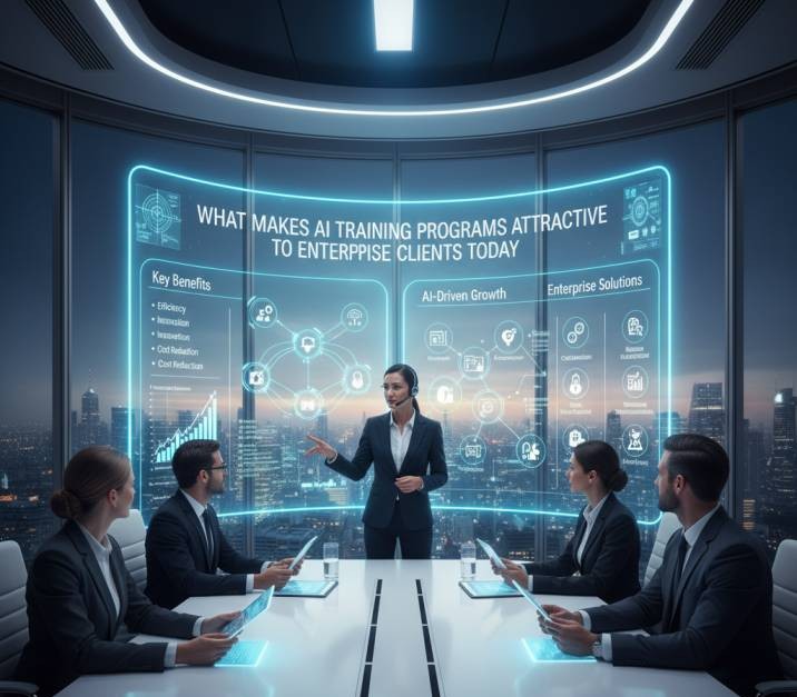 What Makes AI Training Programs Attractive to Enterprise Clients Today 