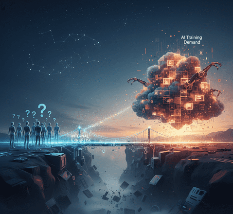 Bridging the Gap Between AI Training Demand and Internal Expertise