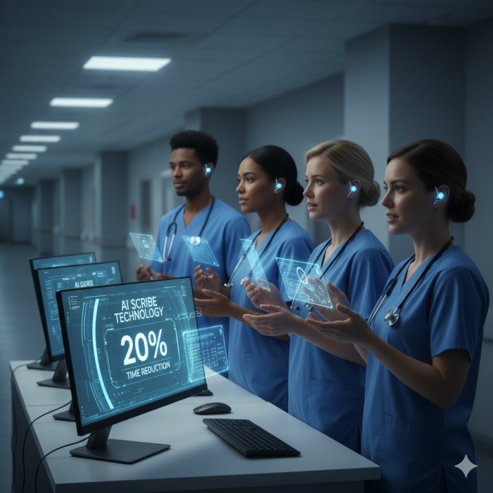 AI Scribe Technology Cuts Nursing Documentation Time by 20%