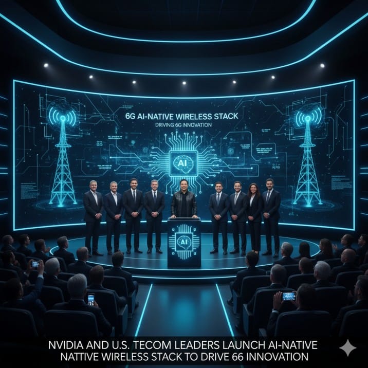 NVIDIA and U.S. Telecom Leaders Launch AI-Native Wireless Stack to Drive 6G Innovation 