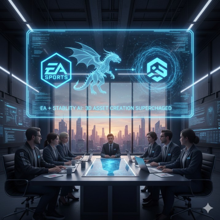 EA & Stability AI Join Forces to Supercharge 3D Game-Asset Creation