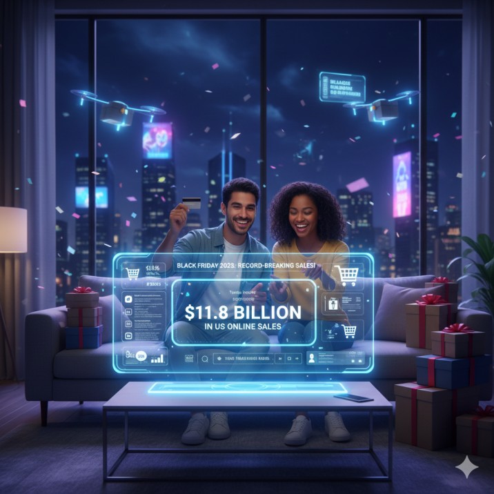 Record $11.8 B in U.S. Online Sales on Black Friday 2025 as E-Commerce Booms