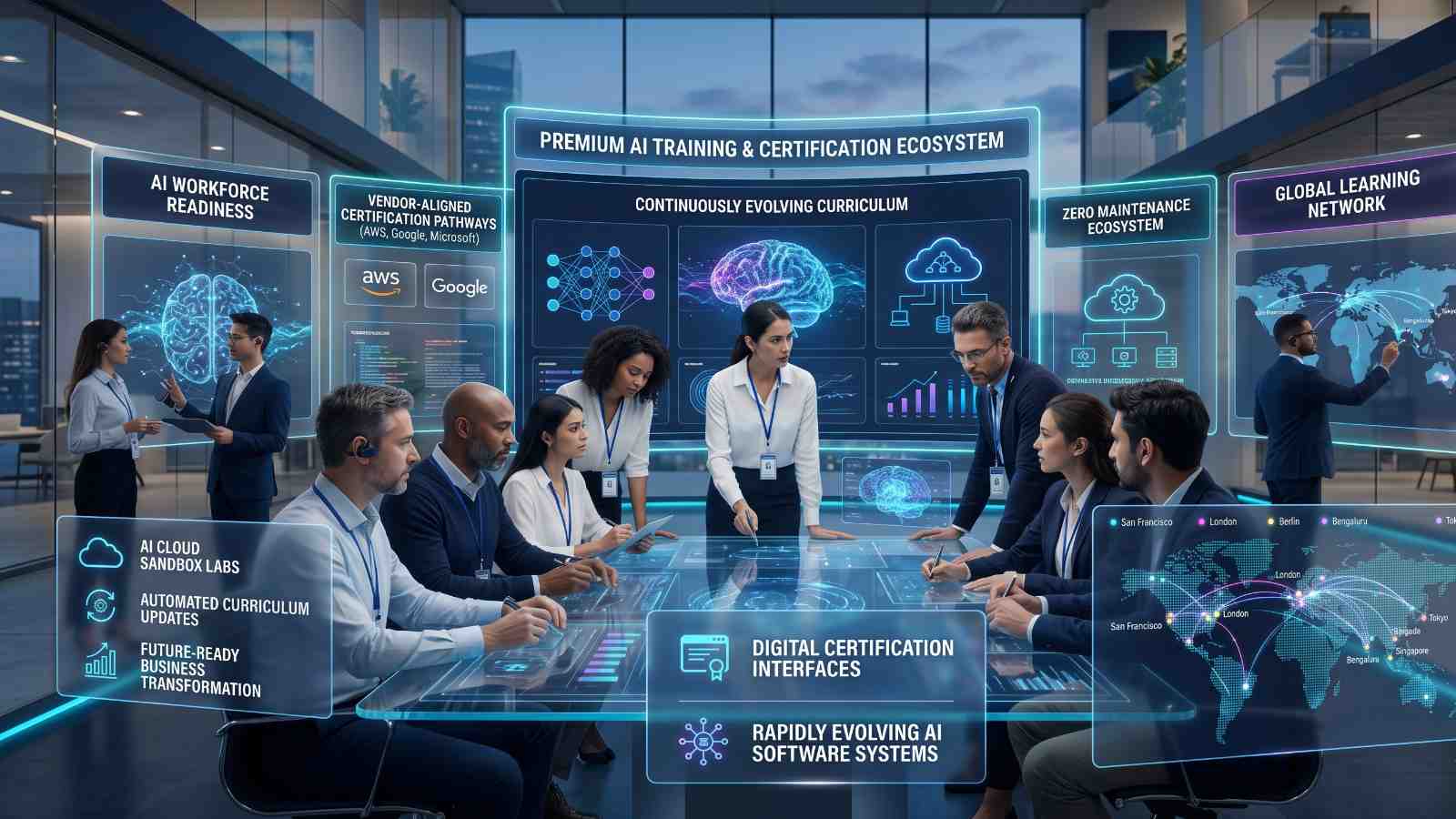 AI Evolves Monthly. Want Always-Current, Vendor-Aligned Curriculum with Zero Maintenance? 