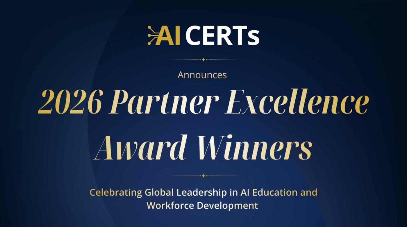 AI CERTs® Announces Winners of the Partner Excellence Awards 2026 ...