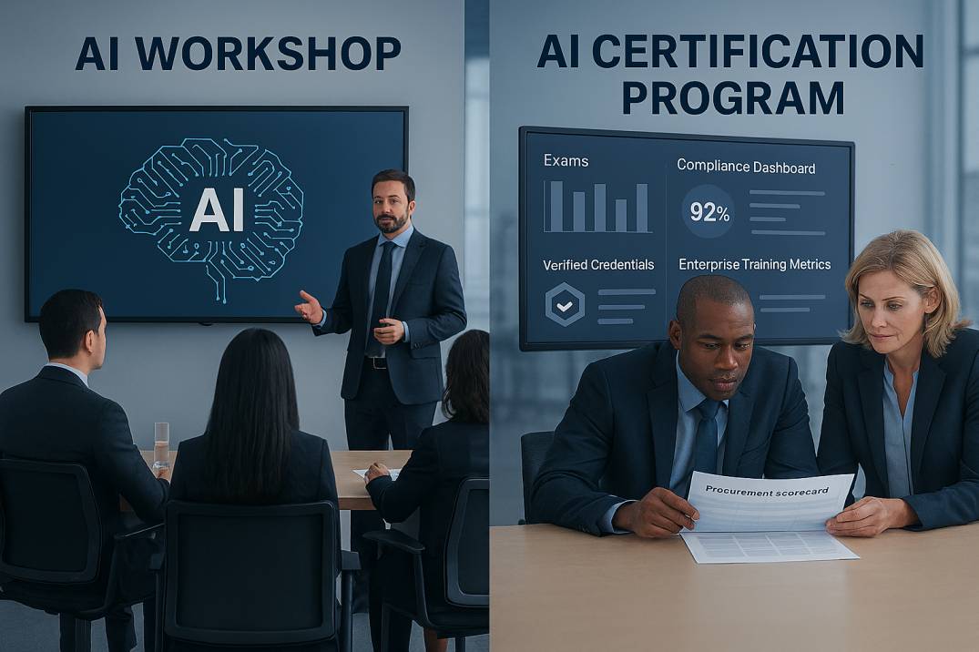 Certification Vs Workshops: The Procurement Scorecard Enterprises Actually Use