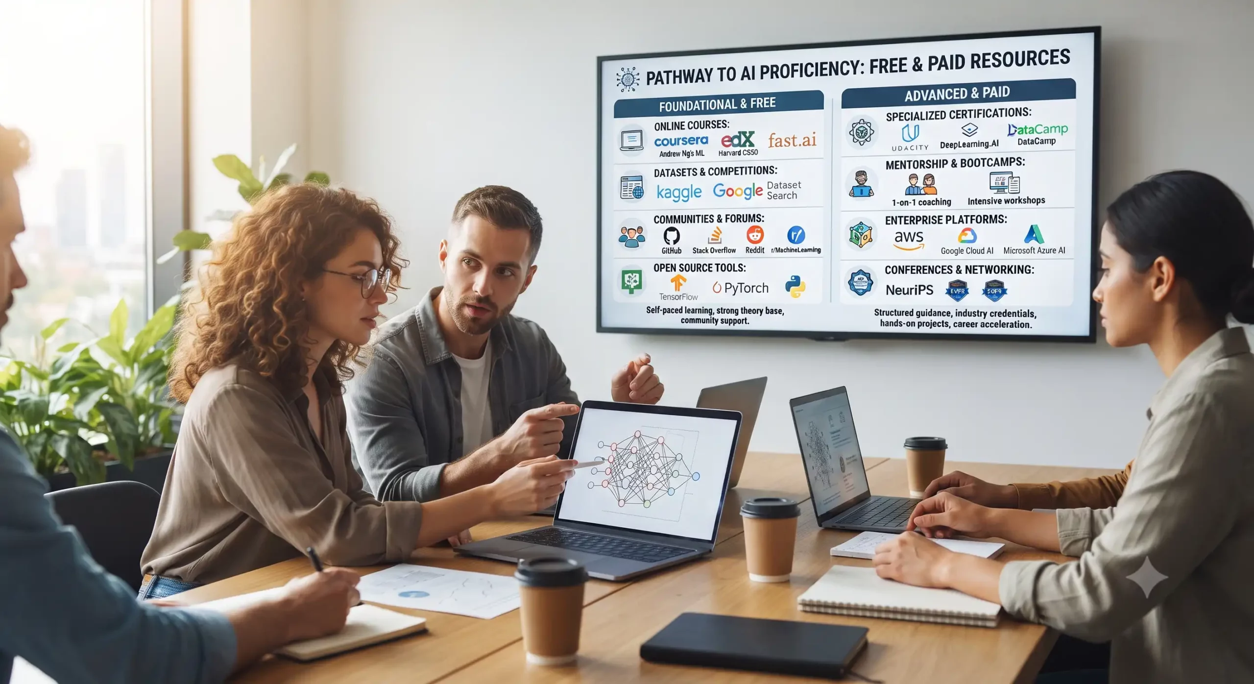 Recommended Free and Paid Resources to Start Your AI Professional Journey